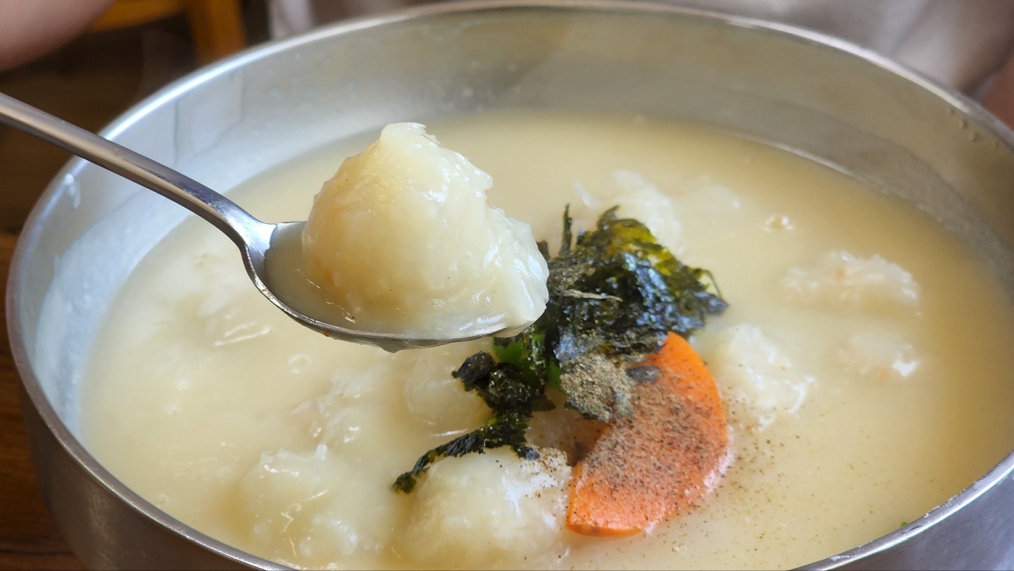 원주 감자옹심이