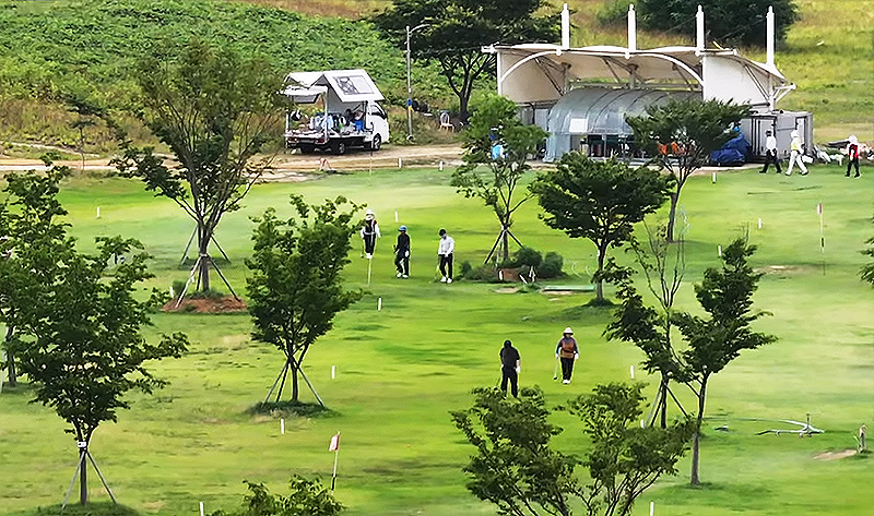 석적파크골프장. 경북 칠곡군 석적읍 남율로7길 7