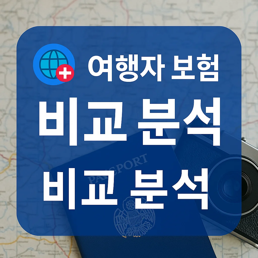 여행자보험 비교분석