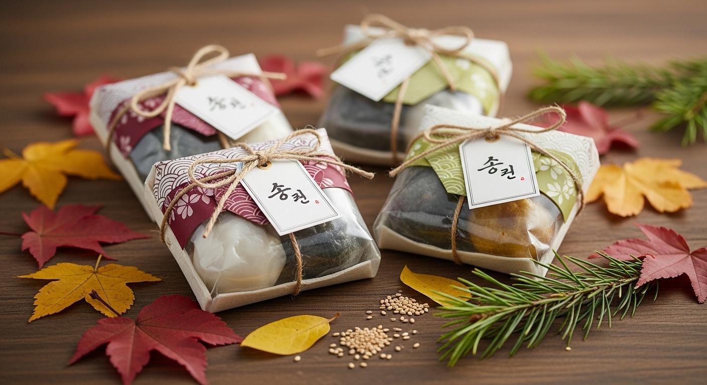 송편 포장 케이스