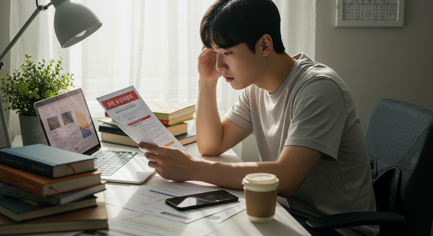 소득없음, 신용불량, 유예신청