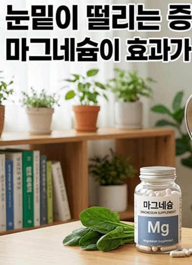 눈밑이 떨리는 증상