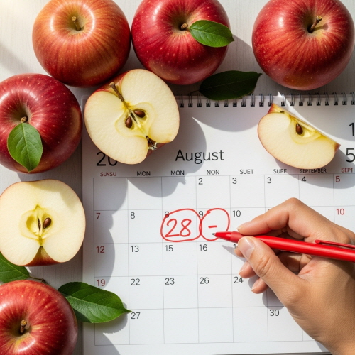 아리수 사과 수확시기