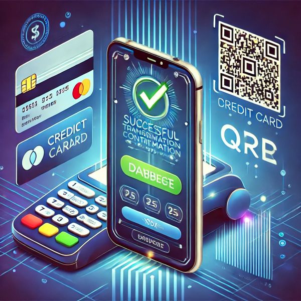 스마트폰을 통한 전자 결제 화면의 이미지