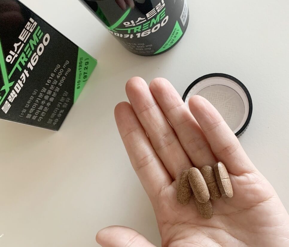 블랙마카 정제 사진