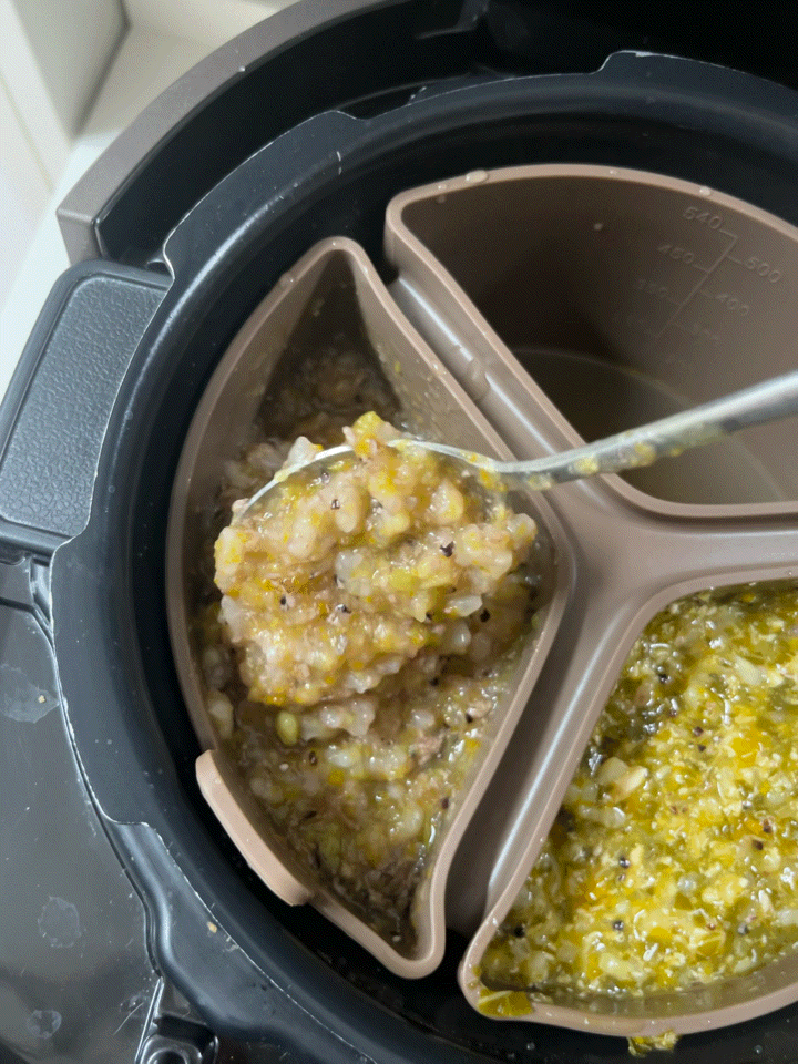 밥솥이유식 만들기