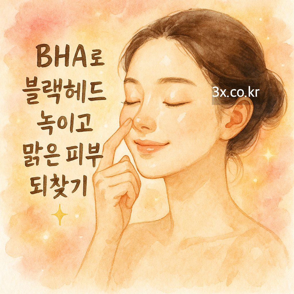 [성분 탐구] BHA(살리실산): 블랙헤드 제거 효과, 원리, 사용법 완벽 총정리