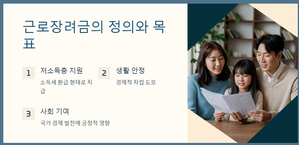 근로장려금 가구원 기준 소득 지원과 신청 요건