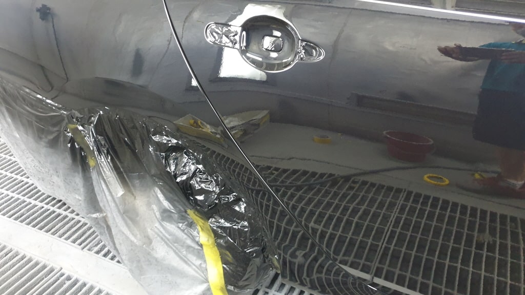 인천판금도색 - 뒤휀다 도색 후