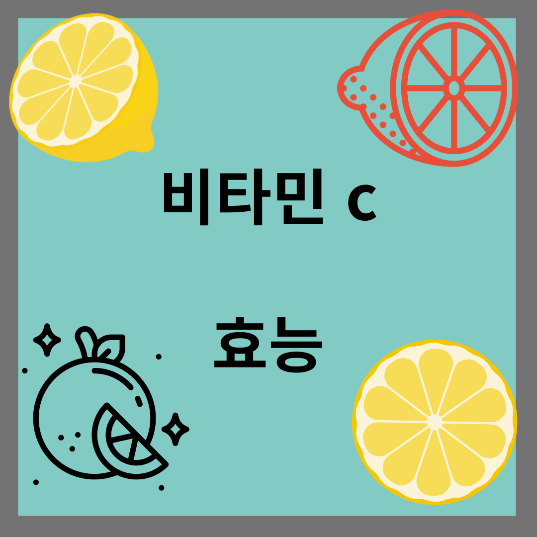 비타민 c 효능