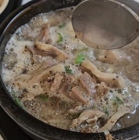 순대내장국