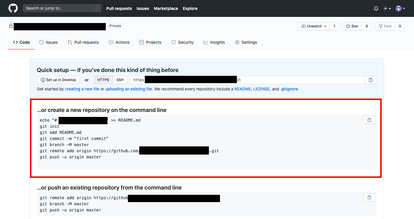 레파지토리에 소스코드 올리기