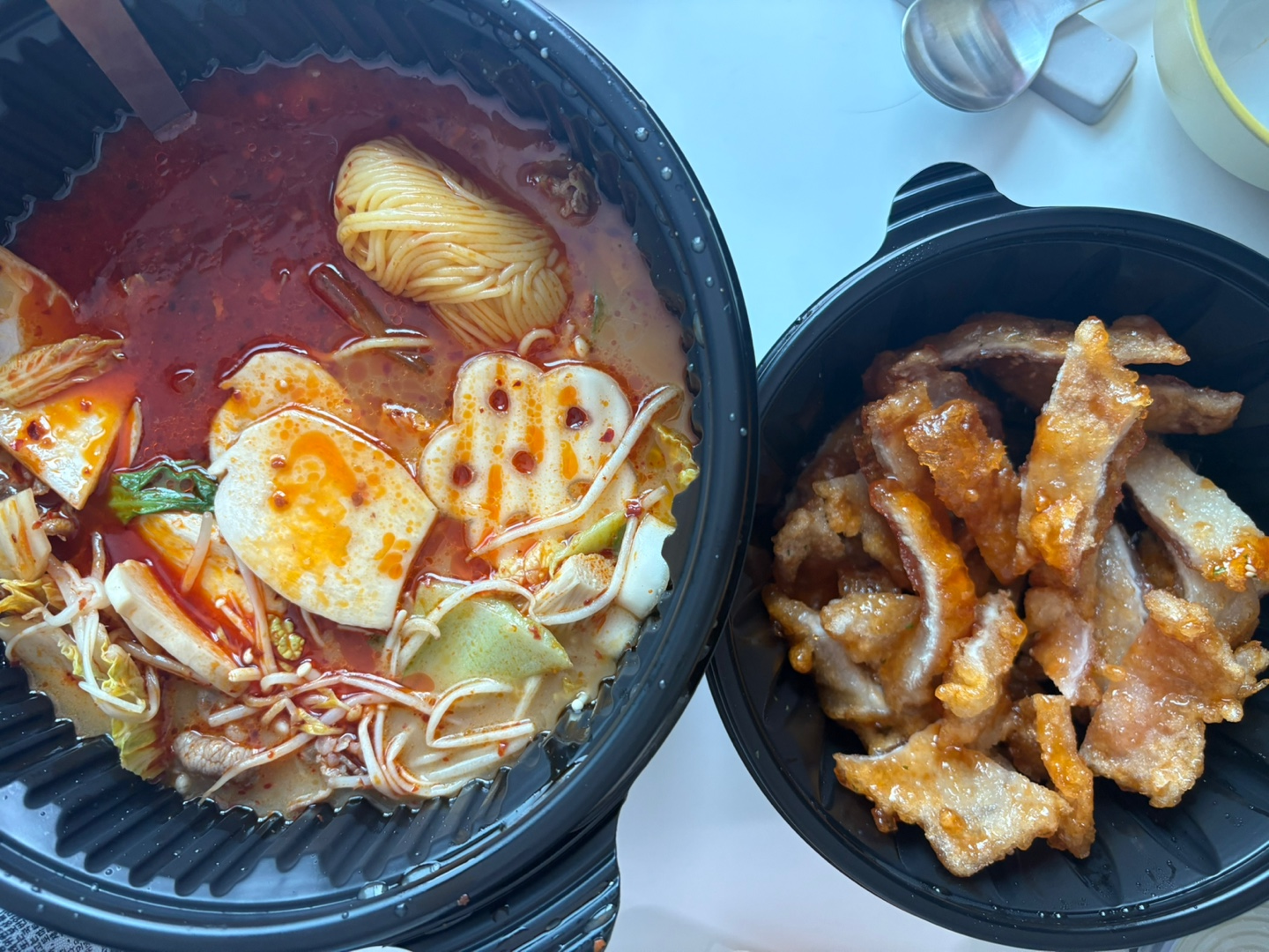 배달 마라탕과 꿔바로우