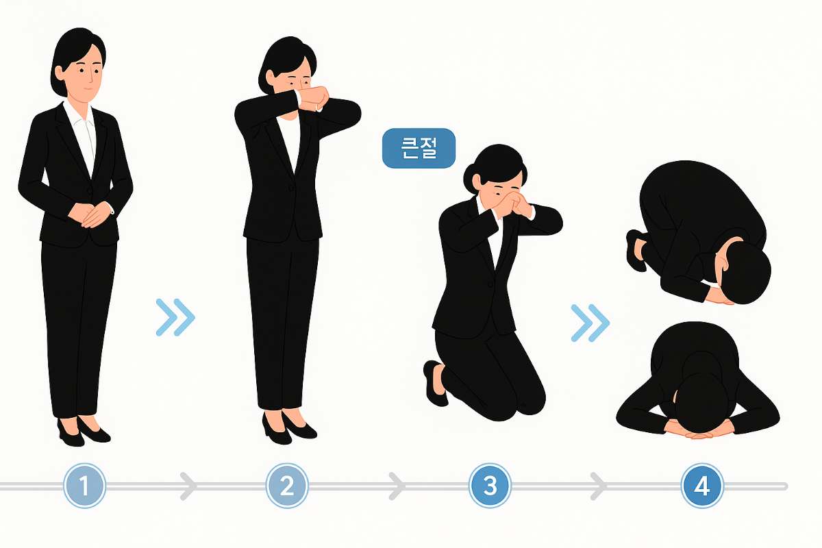 여성 절하는 방법