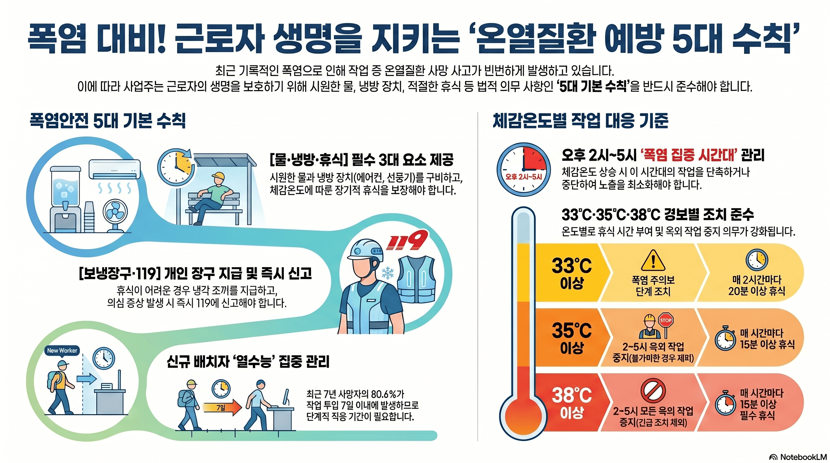 온열질환 5대 예방수칙