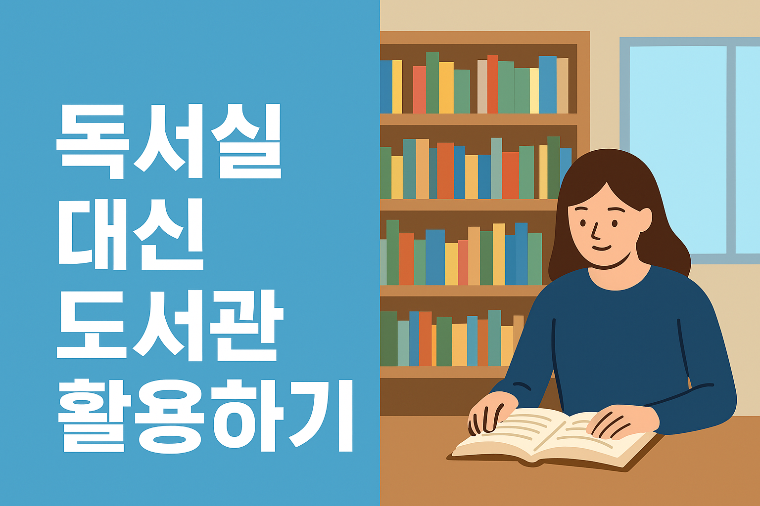 독서실 대신 도서관 활용하기