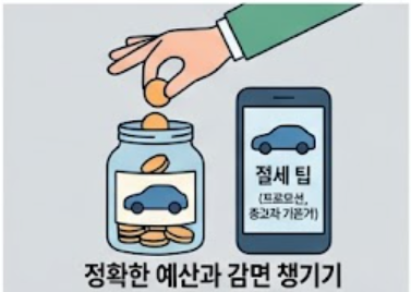 예산 및 감면 혜택 인포그래픽
