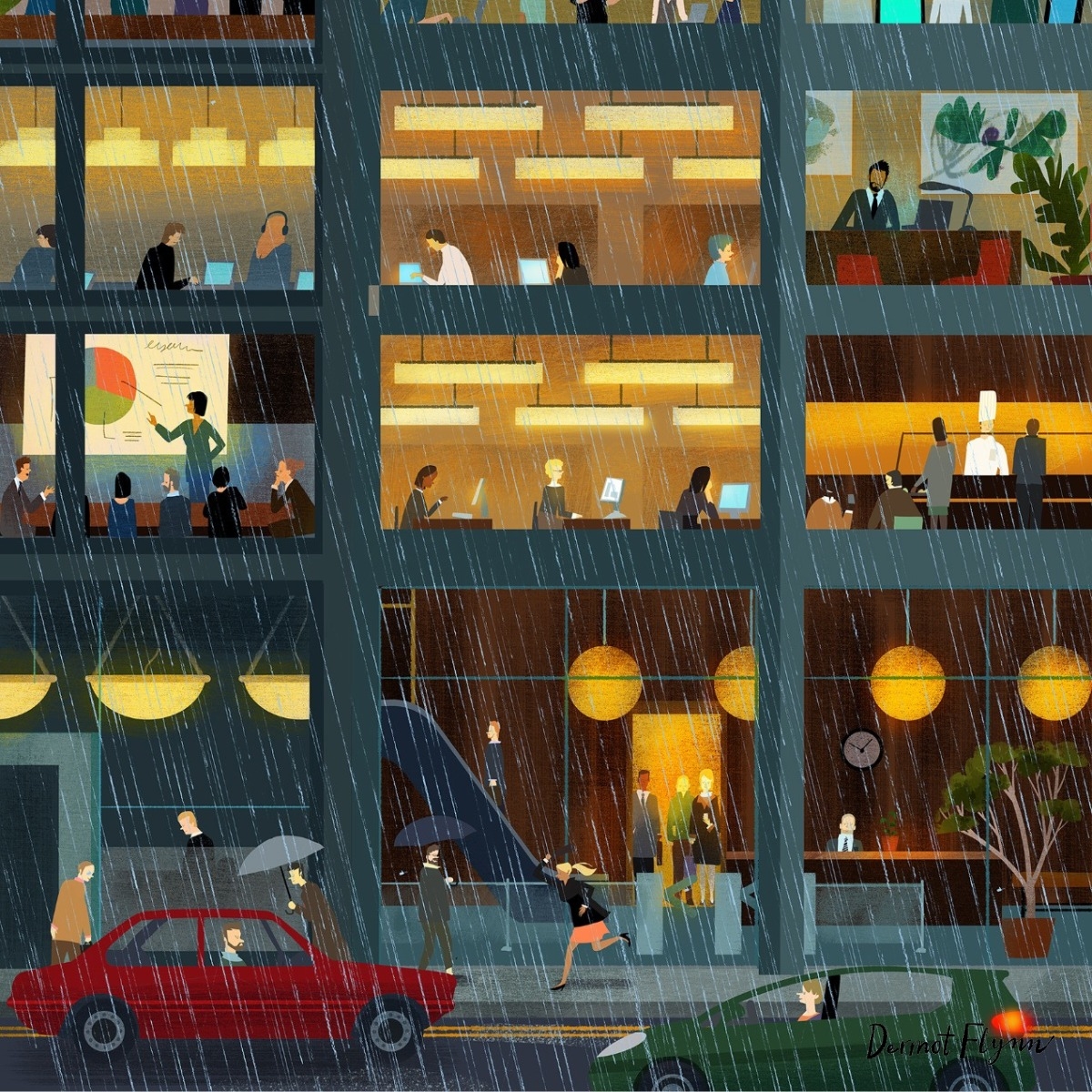 Dermot Flynn, United Kingdom, Ireland, Artist & Illustrator, Present