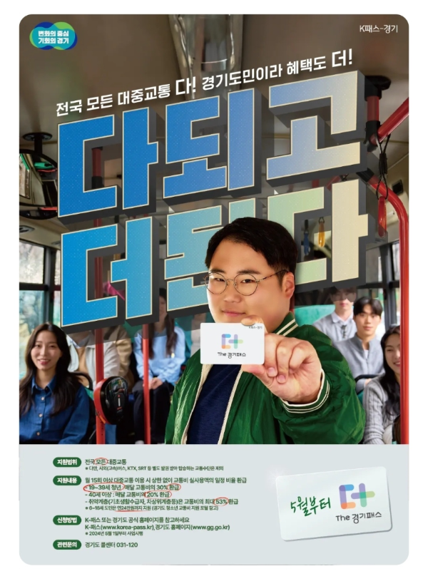 경기도민 교통비 절약하는 K-패스