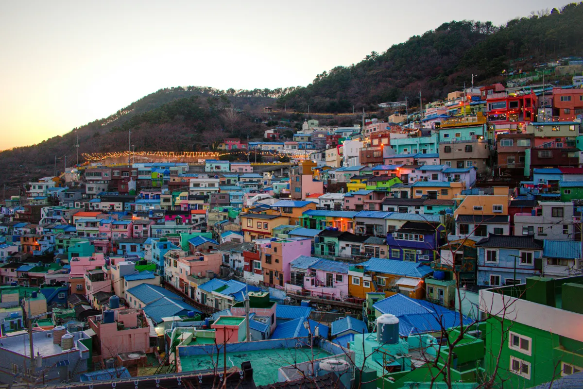 부산여행-필수코스-감천문화마을-해질녘