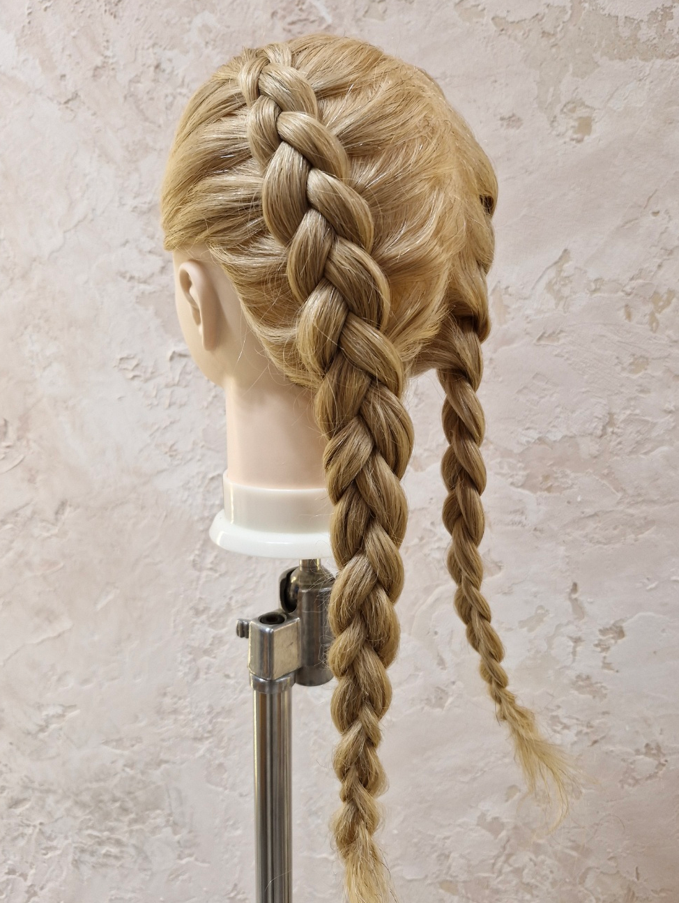 뒤집어 디스코 머리 땋기