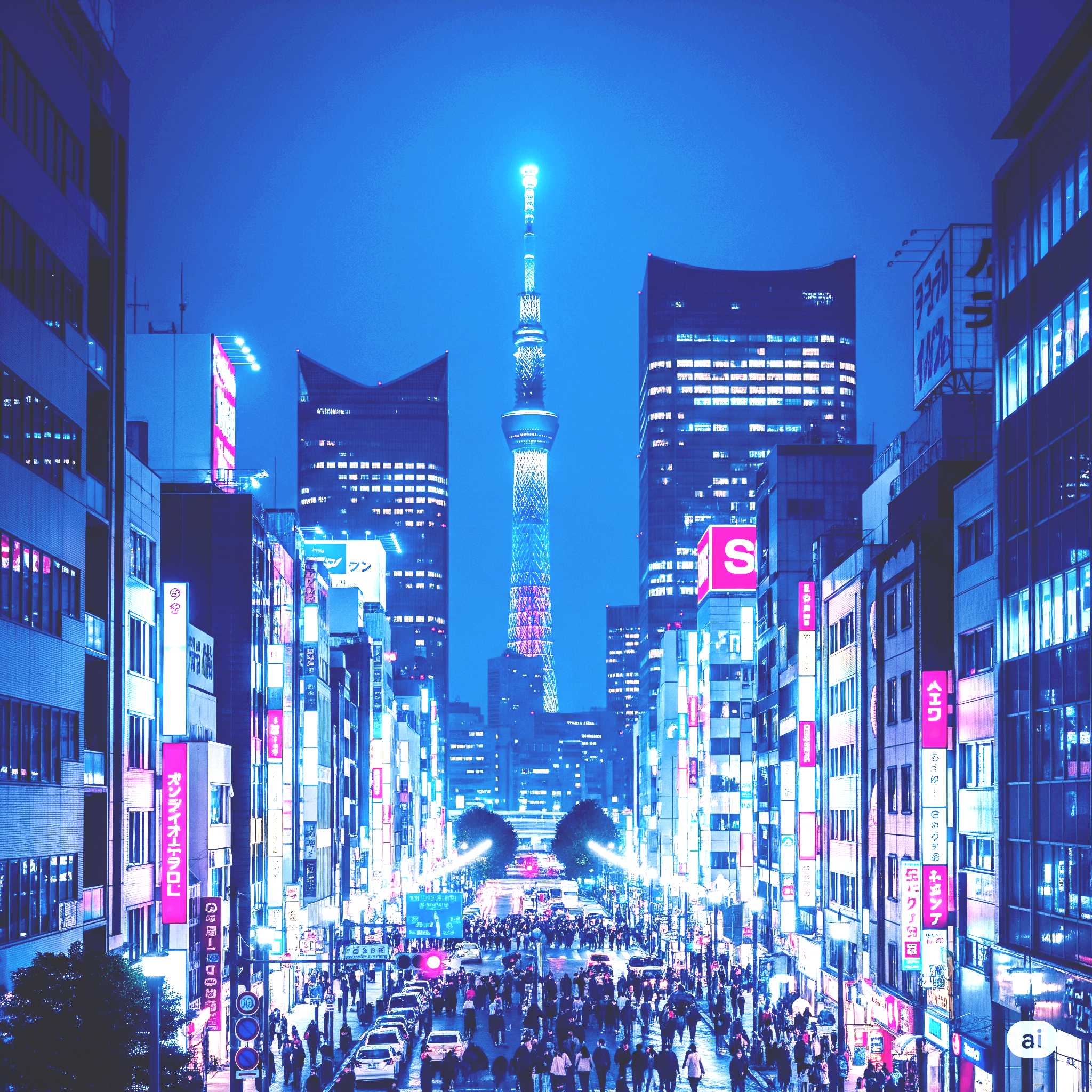도시의 야경
