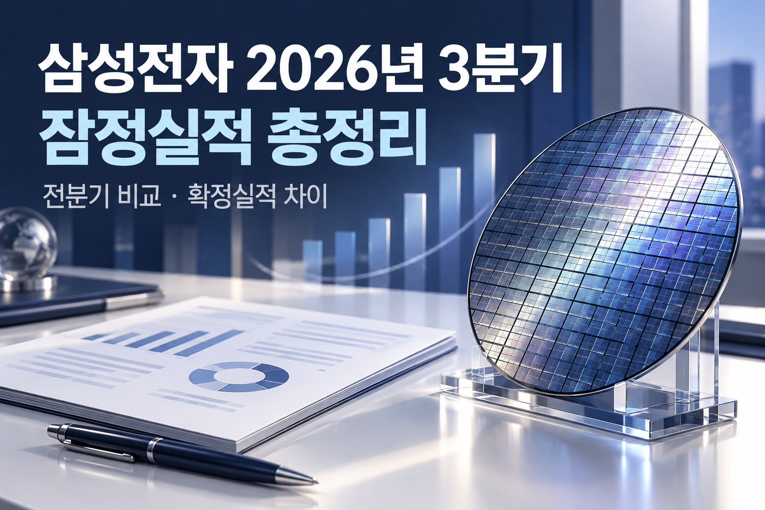 삼성전자 2026년 3분기 잠정실적 발표 - 영업이익·전분기 비교·확정실적 차이