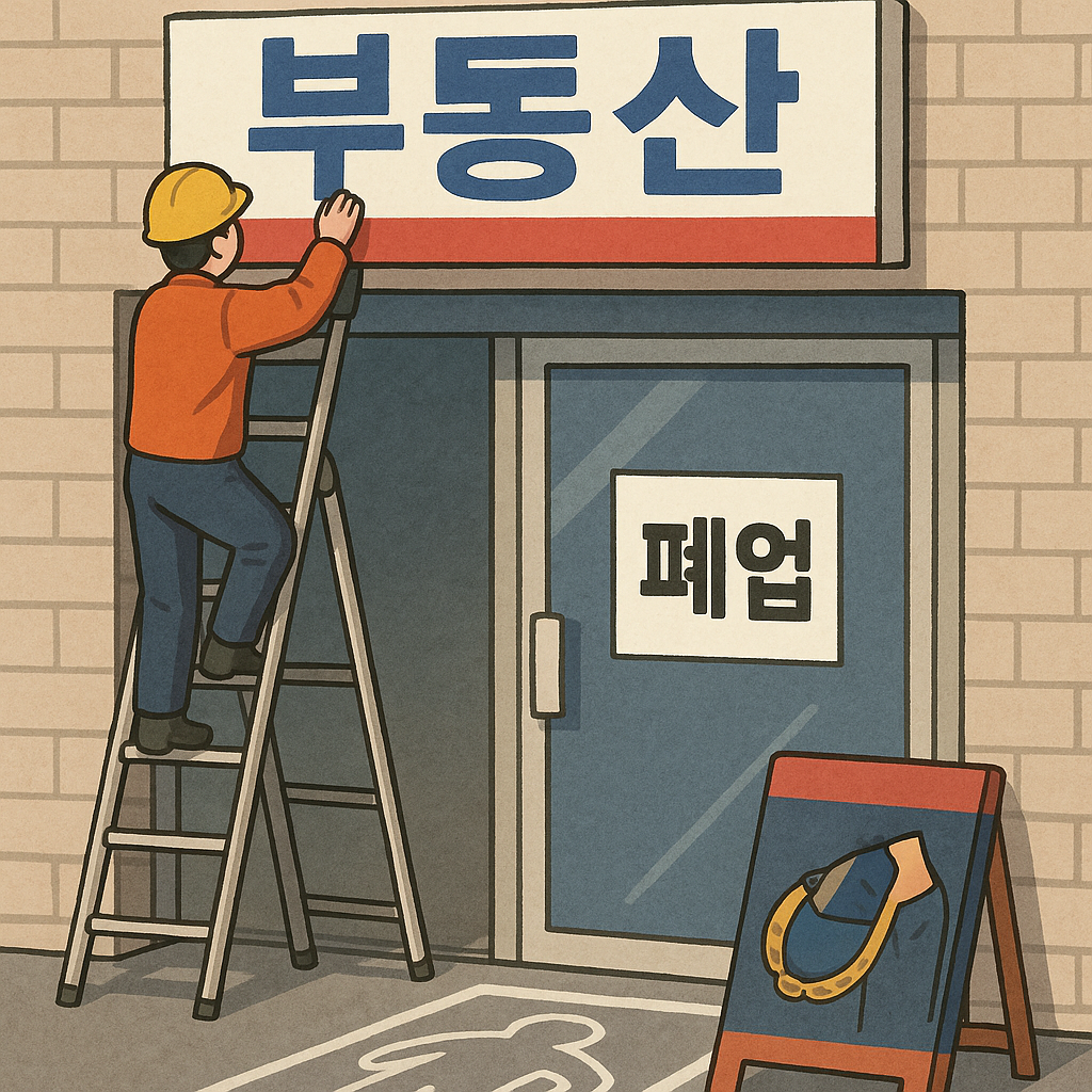 부동산폐업,공인중개사폐업,