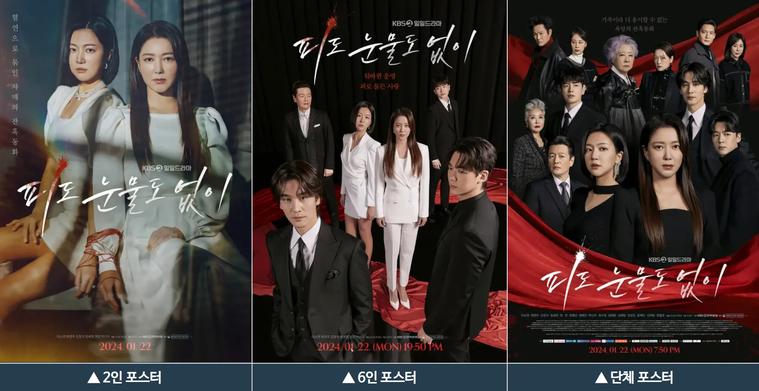 피도 눈물도 없이 포스터