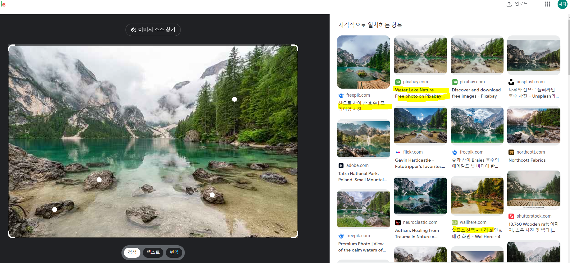 구글 이미지 검색