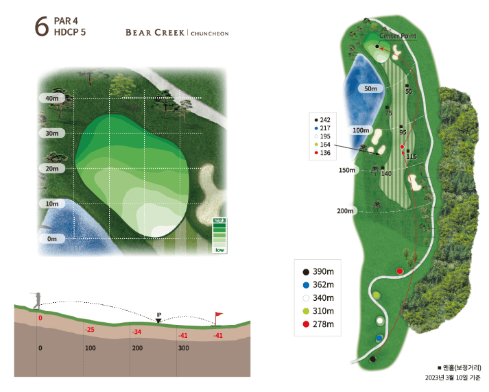 베어크리크 춘천 골프클럽 코스공략도 06