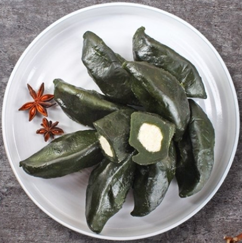 한국의 떡 종류 달떡-모시송편