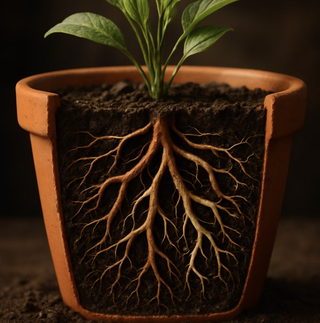 토기화분 백화현상&amp;#44; 이거 곰팡이인가요? (원인과 해결)