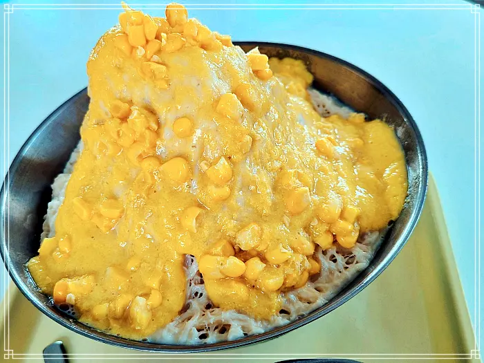 이태원 맛집 제철 맞은 초당 옥수수 빙수