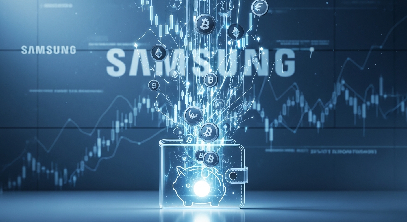 삼성전자 특별배당금 발표로 주식 투자자의 계좌로 돈이 들어오는 모습을 상징하는 이미지.