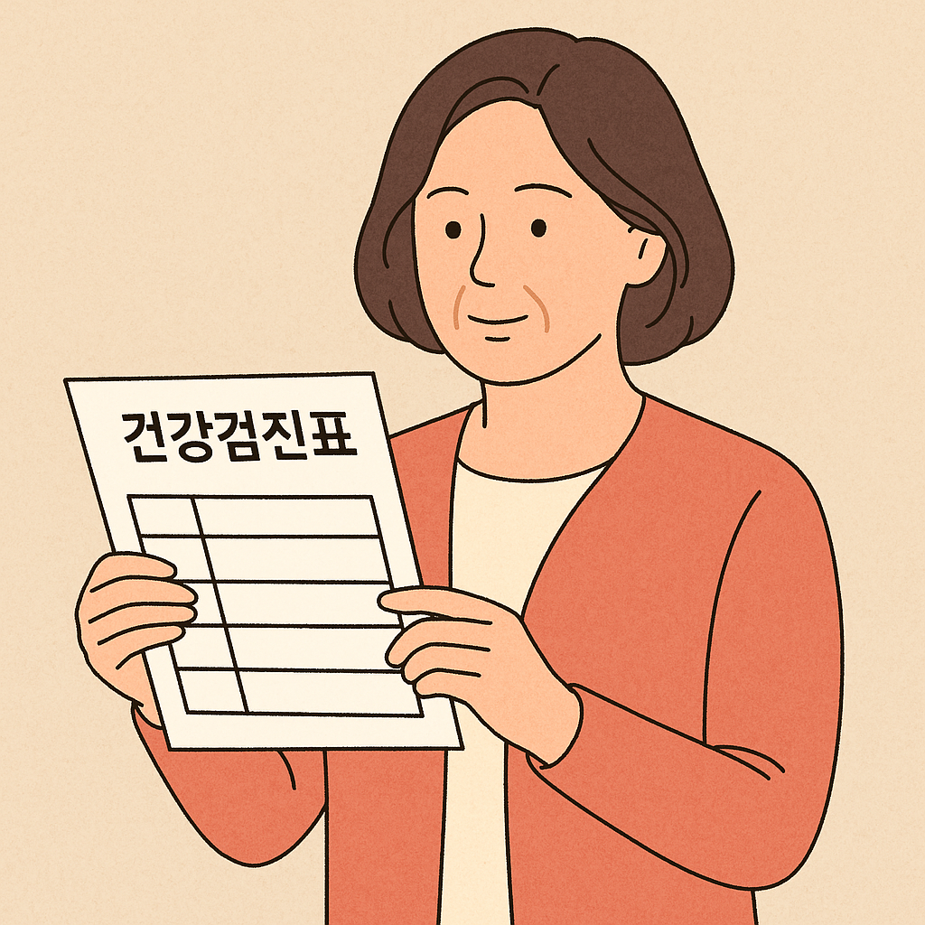 무료 건강검진 항목 신청 방법