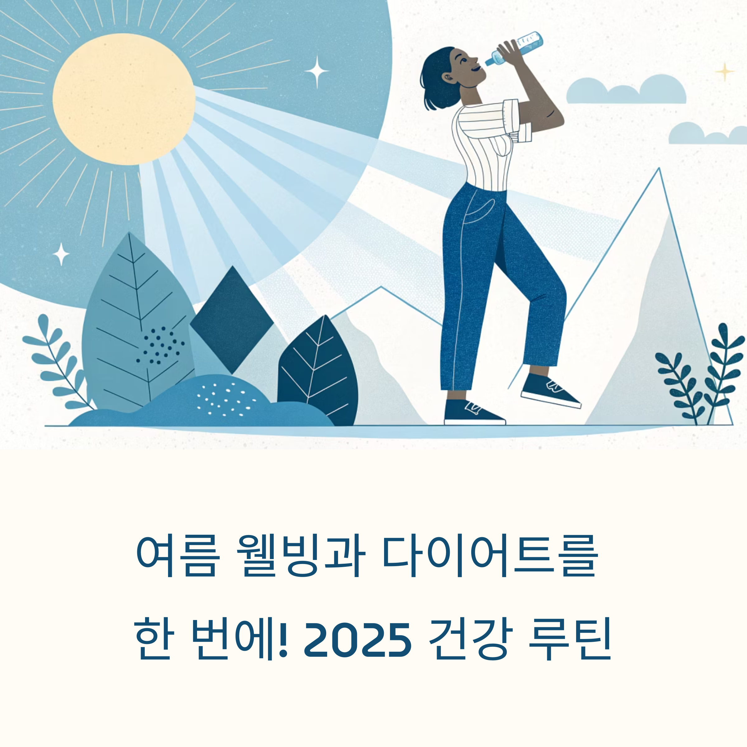 여름 웰빙과 다이어트를 한 번에! 2025 건강 루틴 총정리