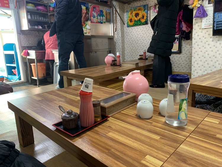 송도 회식당 내부모습