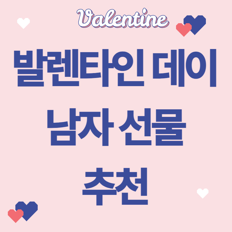 발렌타인 데이 남자 선물 추천