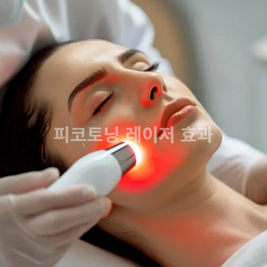 피부 레이저 시술 중