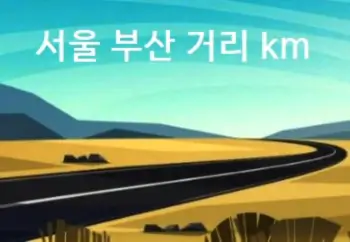 서울 부산 거리 km