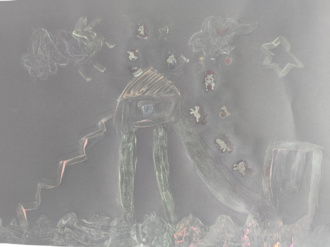 첫찌가 그린 놀이터 그림