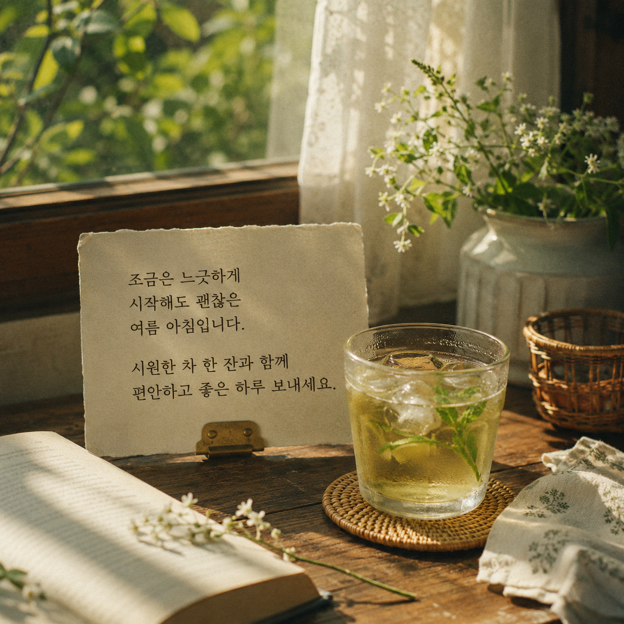 8월 인사말 문구 이미지 모음집