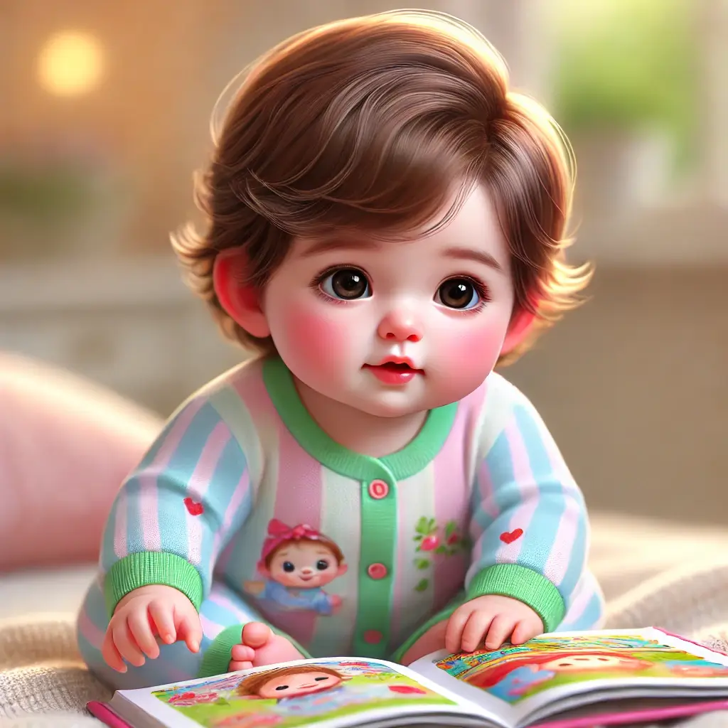 좋은 징조의 아기꿈 길몽 아이가 말을 하거나 책을 보는 꿈