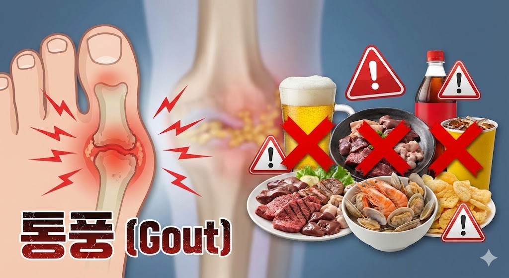 통풍에 해로운 음식