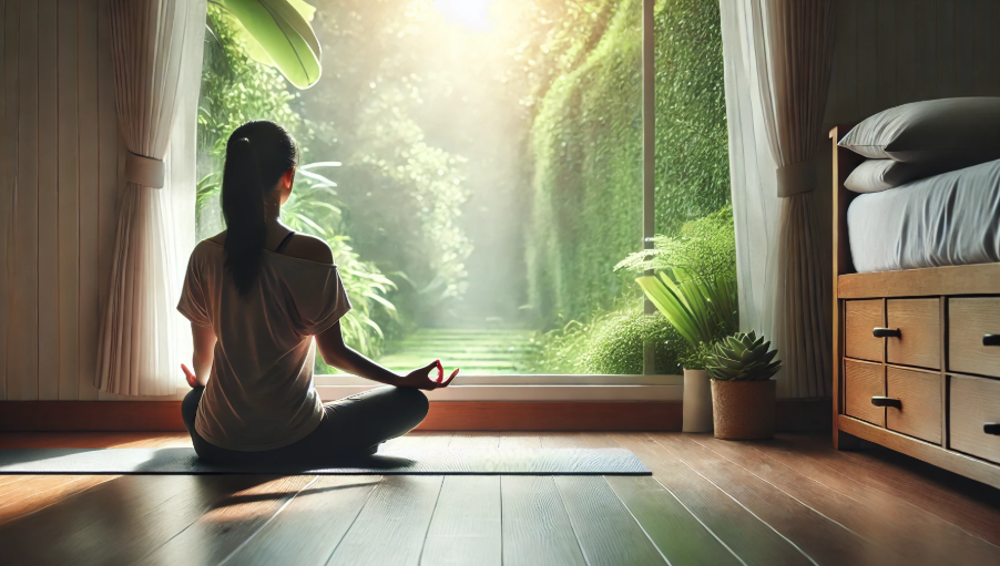 심리적 건강을 지키는 명상과 호흡법의 중요성 사진