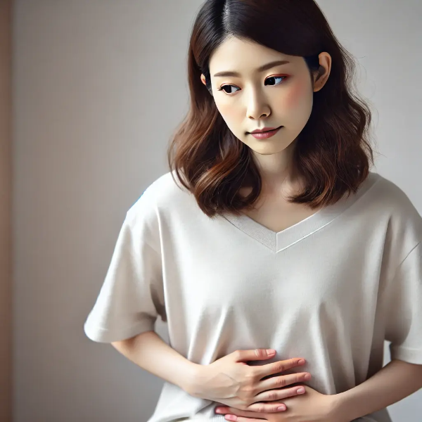 위고비 부작용을 걱정하는 동양인 여성