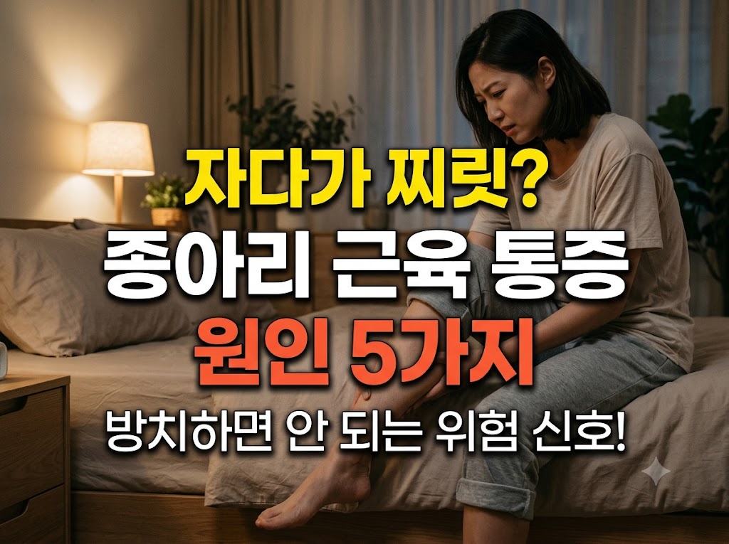 종아리 근육 통증 원인