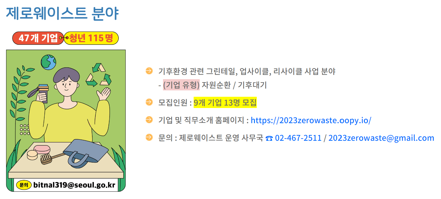 제로웨이스트 분야