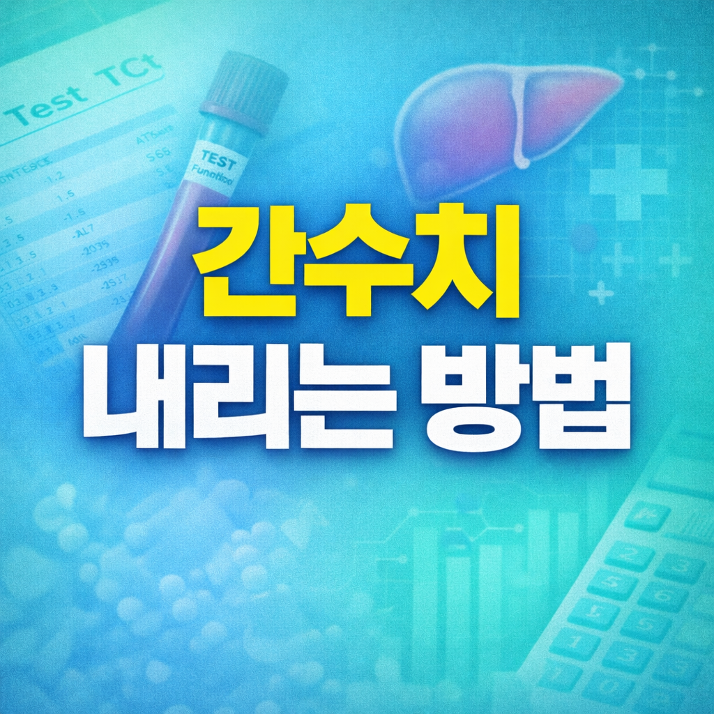 간수치 내리는 방법